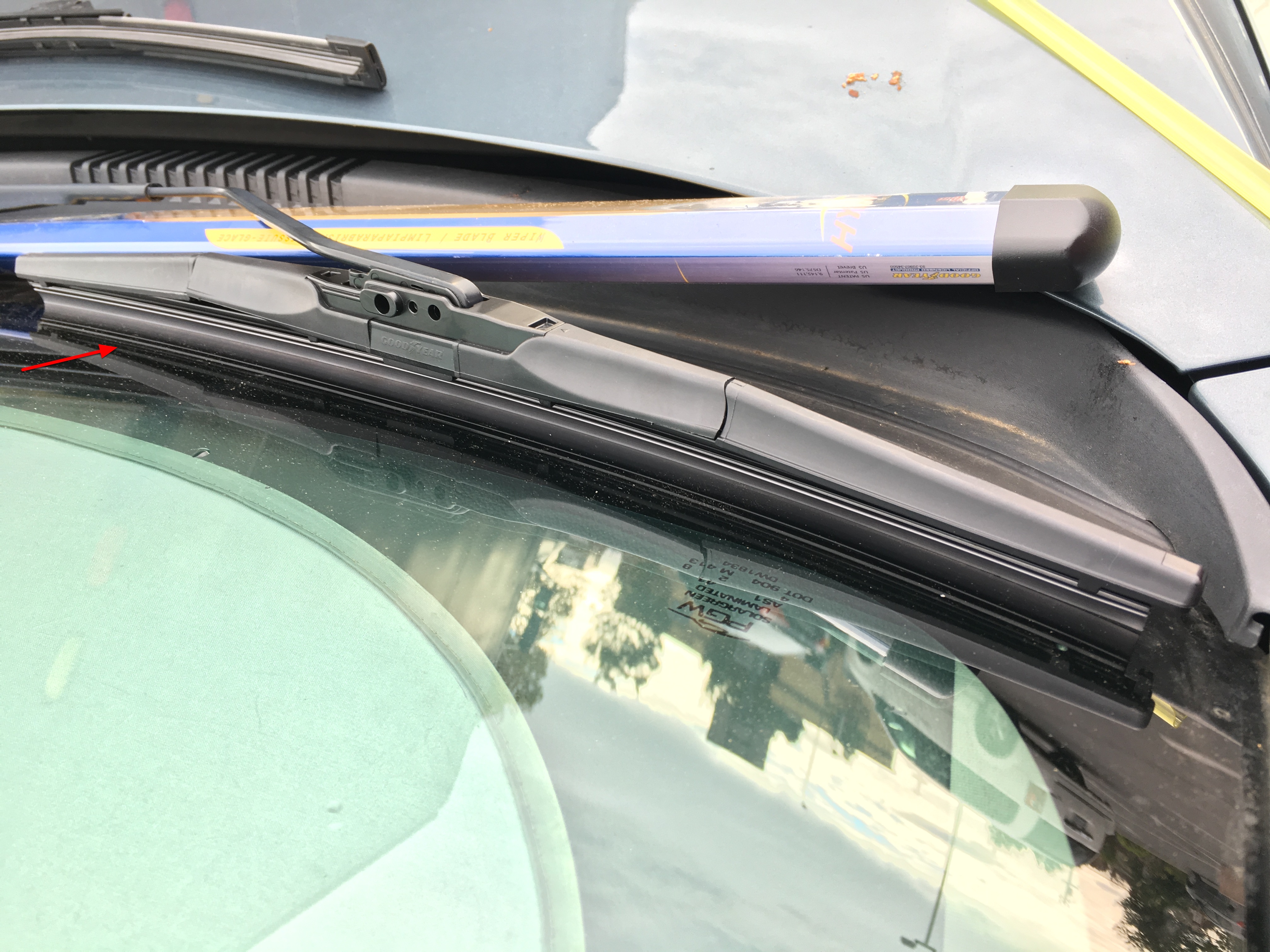 Goodyear Hybrid Wiper Blades Size Chart